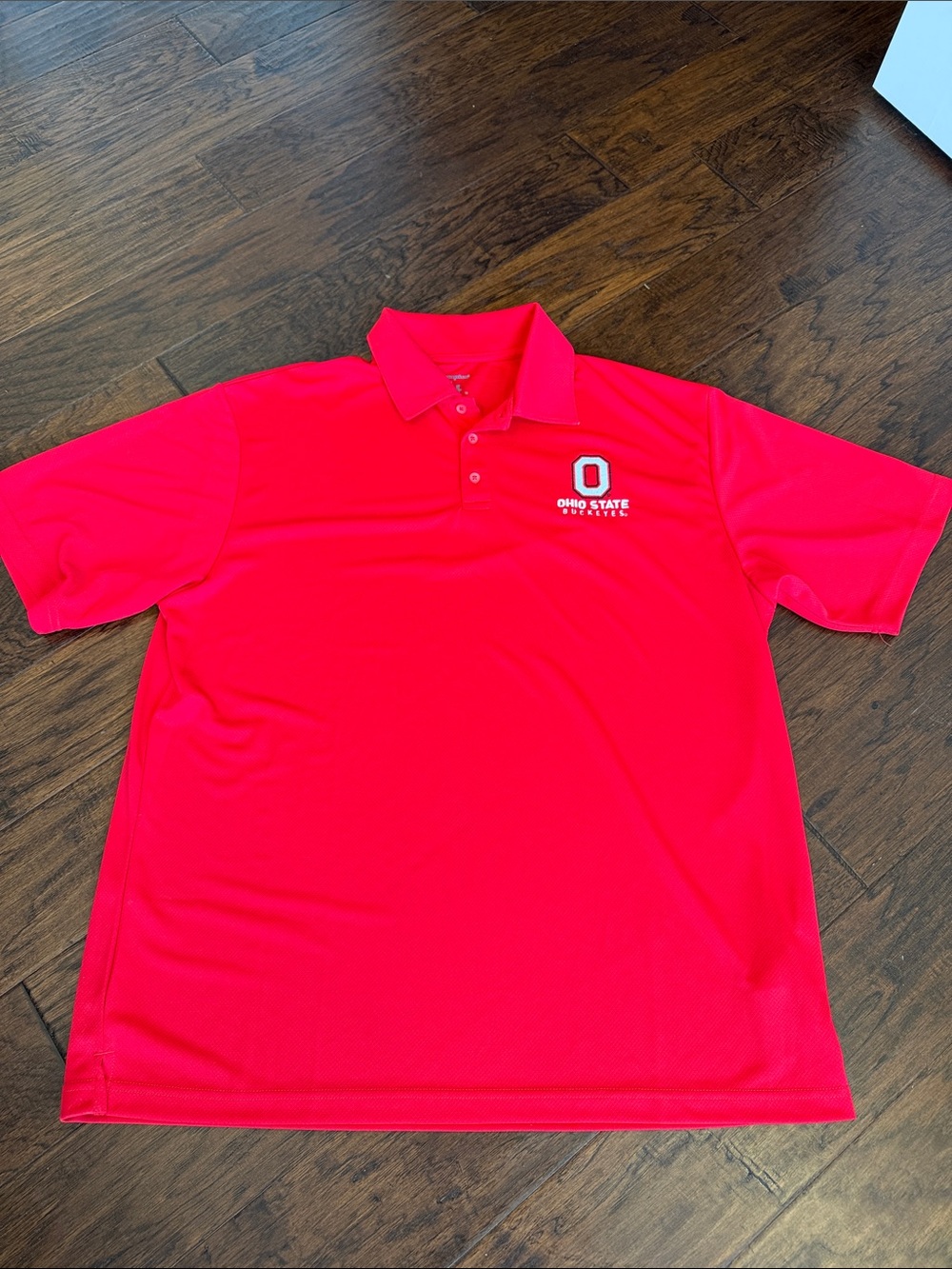 Champion Ohio State Bright Red Polo Shirt